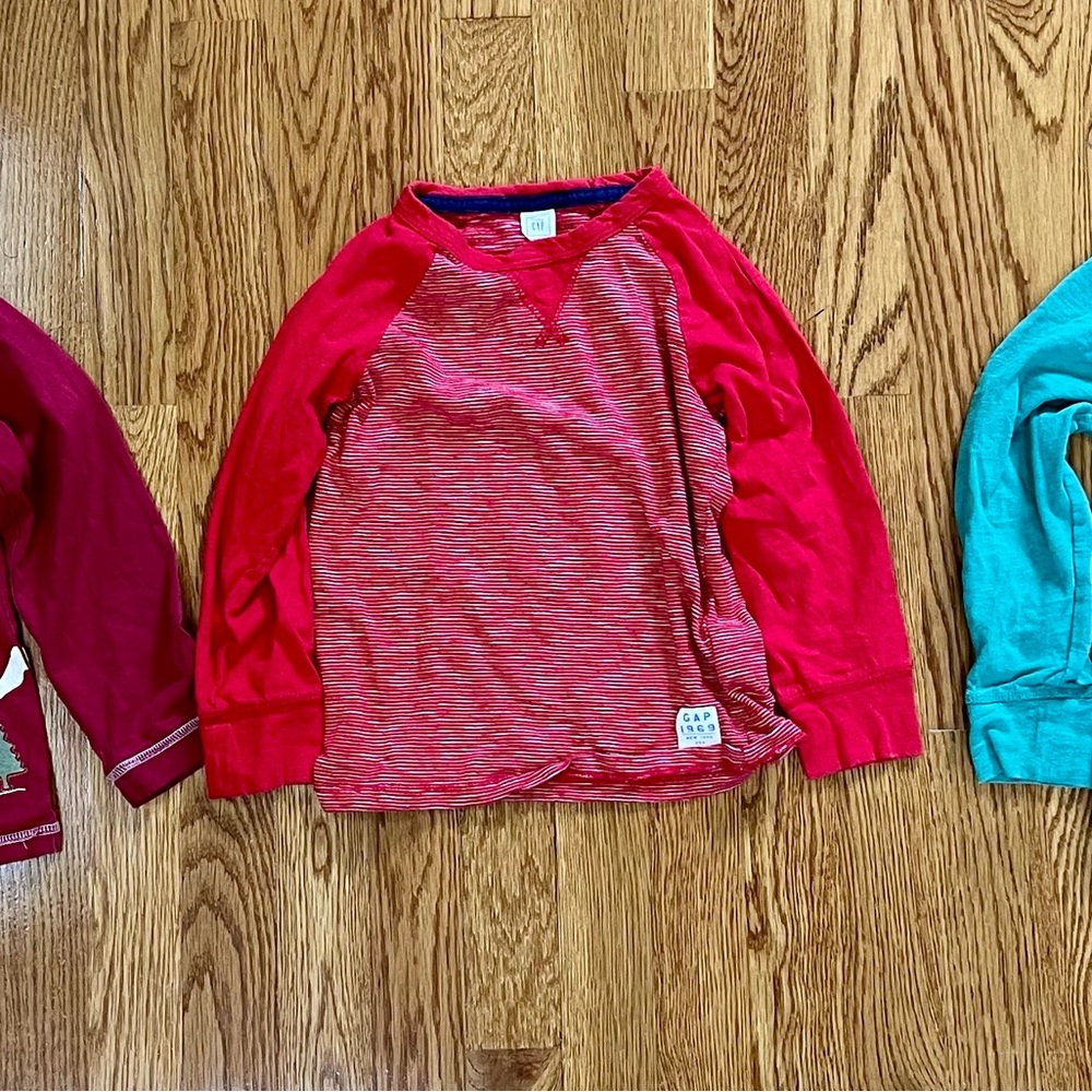 Set of Three Christmas Long-Sleeved Shirts (4T)